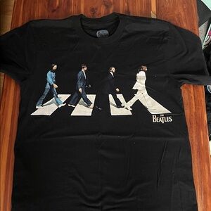 The Beatles Black Abbey Road T-Shirt